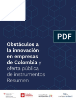 Obstáculos a La Innovación en Las Empresas de Colombia Resumen