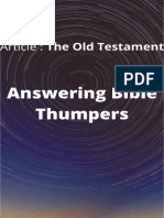 The Old Testament - Answering Bible Thumpers