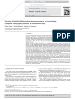 Accuracy of Artificial Bone Defects Measurements