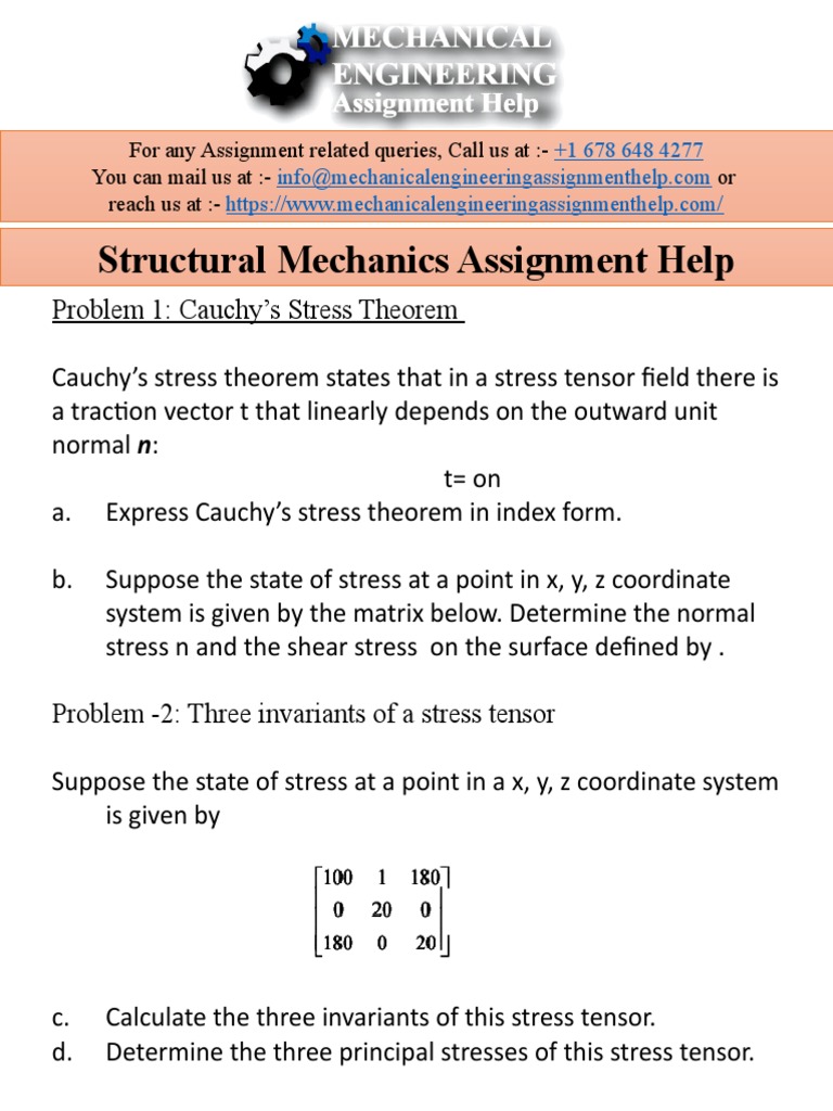 Structural Mechanics Problems & Solutions | PDF | Stress (Mechanics ...