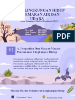 Isu Isu Lingkungan Hidup Pencemaran Air Dan Udara: Dosen Pengampu: Rita Dwi Kurniawati, M.PD