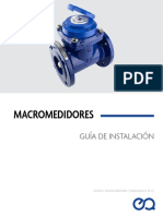 Manual de Instalación y Operación para Macromedidores Mecánicos
