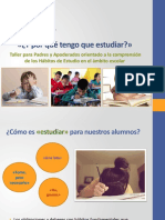 Taller Padres y Apoderados Hábitos de Estudio