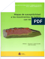 Mapas de susceptibilidad a los movimientos de ladera con técnicas SIG