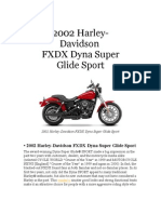 2002 FXDX Super Glide Sport