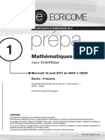 Sujet Maths Ecs Prepa 2017