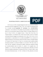 SALA CONSTITUCIONAL Sentencia Sobre Responsabilidad Penal PJ - Venezuela