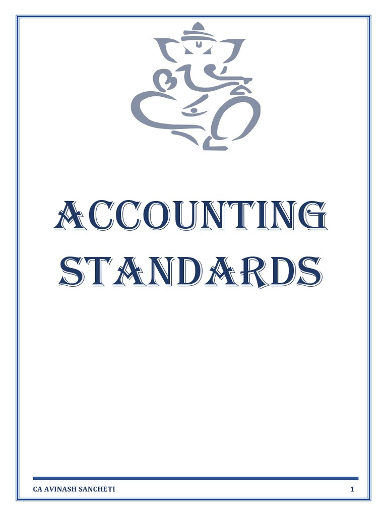 Comprehensive Accounting Standards Guide | PDF | Inventory ...