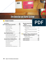Fire Detection and Alarm Systems: Chapter Contents
