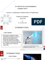 Lecture 3 Significance of Biology in Engineering