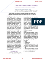 An Experimental Study On Self-Healing Concrete With Effect of Different Bacteria On The Strength of Concrete Nandyala Prudviraj1, Kadapa Shammad