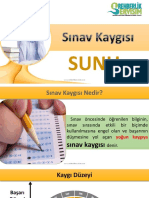 Sinav Kaygisi Sunu