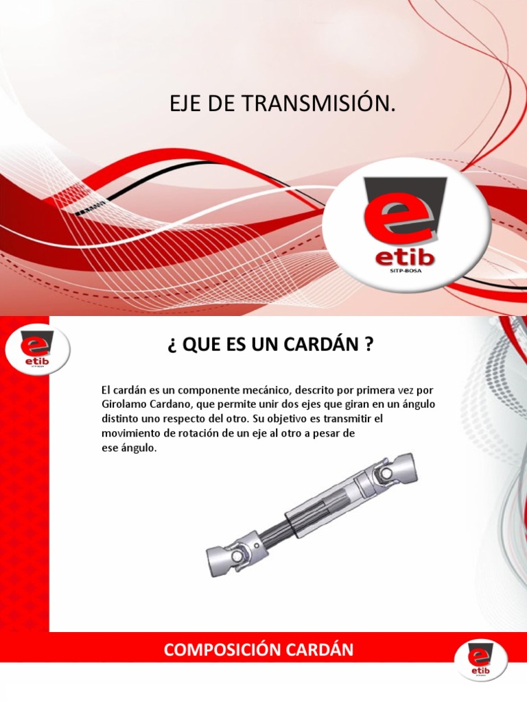 CARDÁN | PDF | Rotación | Transmisión (Mecánica)