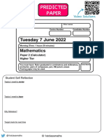 Edexcel Paper 2H - Predicted Paper June 2022