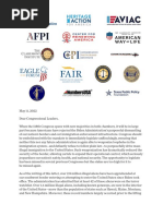 5.11 Border Coalition Letter To Congress