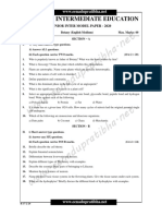 Board of Intermediate Education Junior Inter Model Paper - 2020 Botany (English Medium