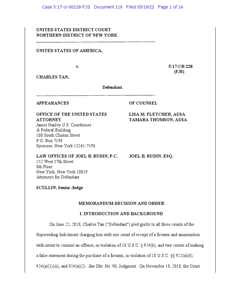 Tan Case (330304) PDF Ineffective Assistance Of Counsel Strickland V. Washington