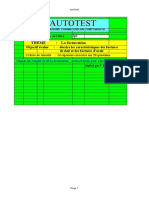 Formation Excel Autotest