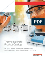 Thermo Scientific Product Catalog: Drugs of Abuse Testing, Drug Monitoring, Instrumentation, and Quality Control Products