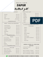 Grey Modern Photo Food Menu 