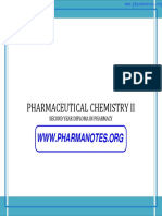 pharmaceutical chemistry II notes