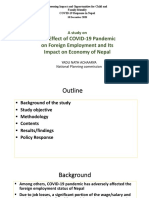 COVID and Foreign Employment and Impact On The Economy (Objectives)