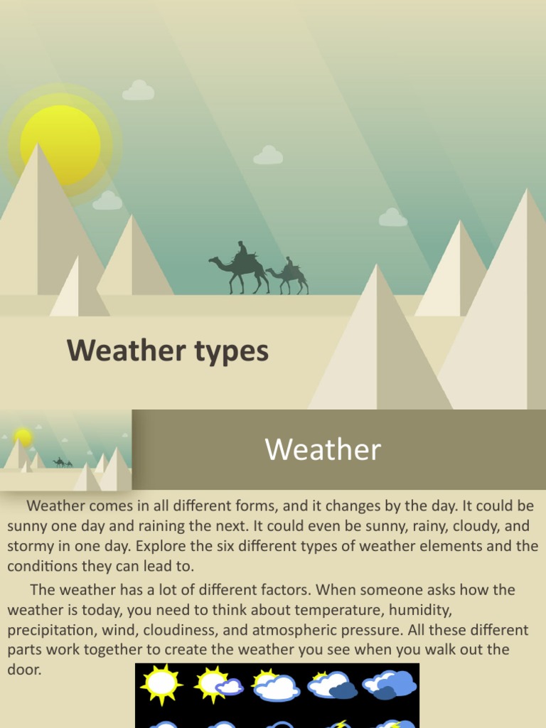 Weather Types | Download Free PDF | Sky | Tornadoes