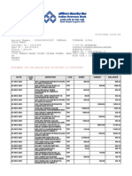 Statement For The Period From 01/12/2021 To 04/01/2022: Date CHQ NO Naration COD Debit Credit Balance