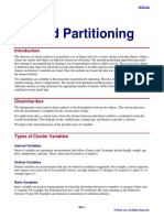 Medoid Partitioning: Interval Variables