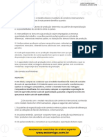 Exercício Resolvido de Administração