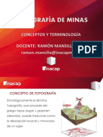 Topografía de Minas 02 - Conceptos y Terminología