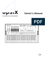 KORG Opsix - Owner Manual