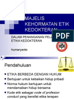 Majelis Kehormatan Etik Kedokteran1