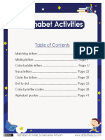 Alphabet Activities 1