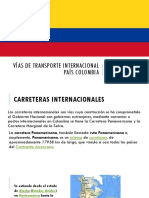 Vías transporte Colombia
