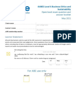 Business Ethics & Sustainability 1