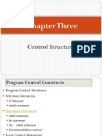 Chapter 3 Control Structures