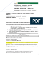 Realidad Nacional y Geopolítica Examen Final