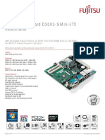 Fujitsu Mainboard D3003-S Mini-ITX: Data Sheet