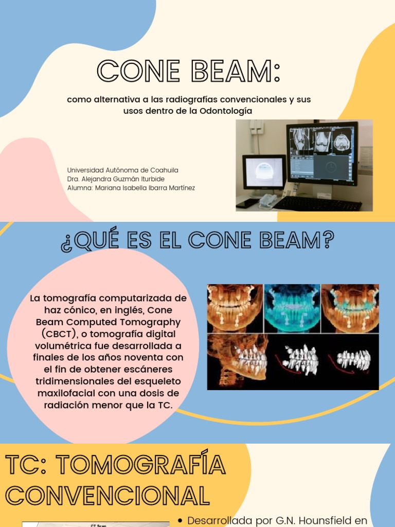 Cone Beam Presentacion | PDF | Ct Scan | Odontología