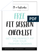 Fit Session Checklist: Get The Perfect Fit For Your Fashion Designs