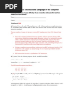 Quiz For Chapter 2 With Solutions