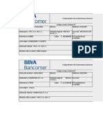 Comprobante de Transferencia