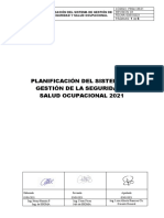 PRGI-OB-01 Planificación Del Sistema de Gestión de SSO 2021