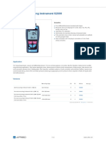 Pressure Measuring Instrument S2600: Benefits