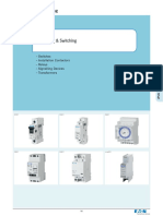 Controlling & Switching: - Switches - Installation Contactors - Relays - Signalling Devices - Transformers