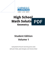 High School Math Solution: Student Edition