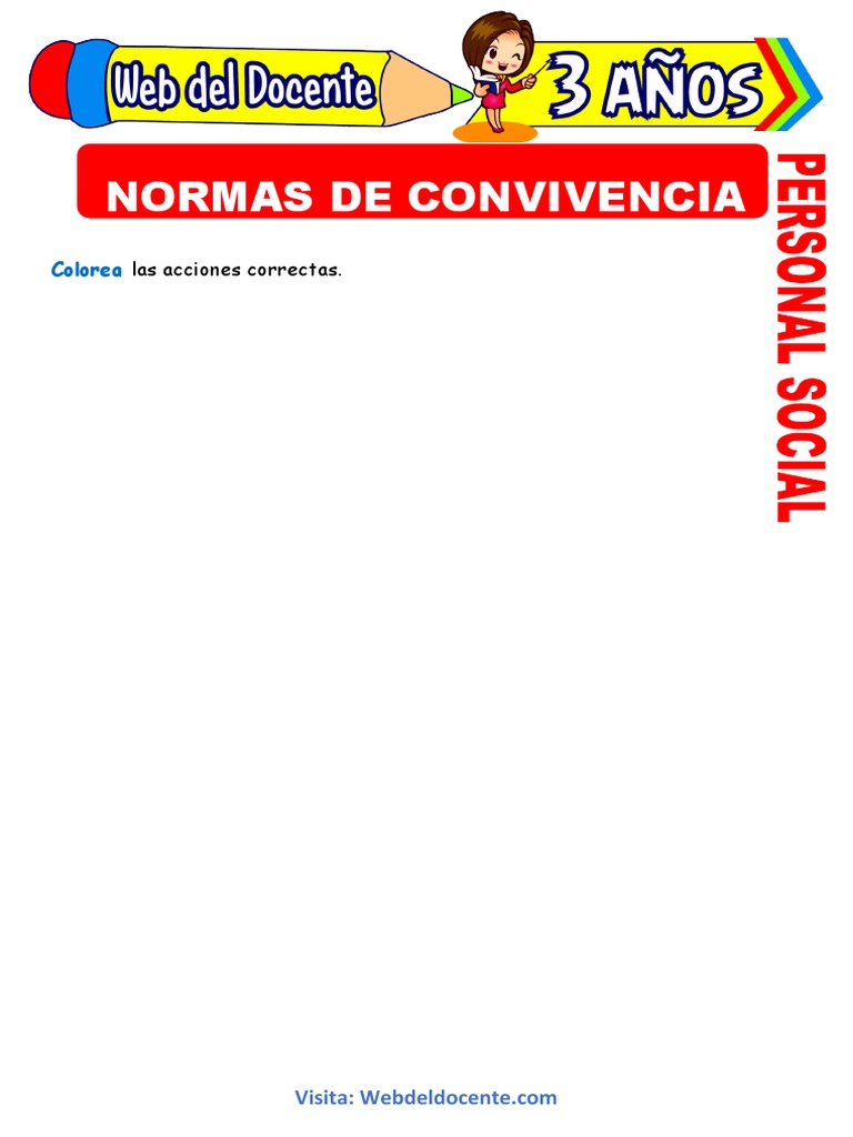 Normas de Convivencia para Niños de 3 Años | PDF