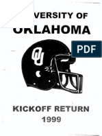 Kickoff Return 1999 Oklahoma