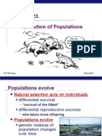 Evolution of Populations: AP Biology